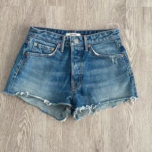 GRLFRND denim shorts